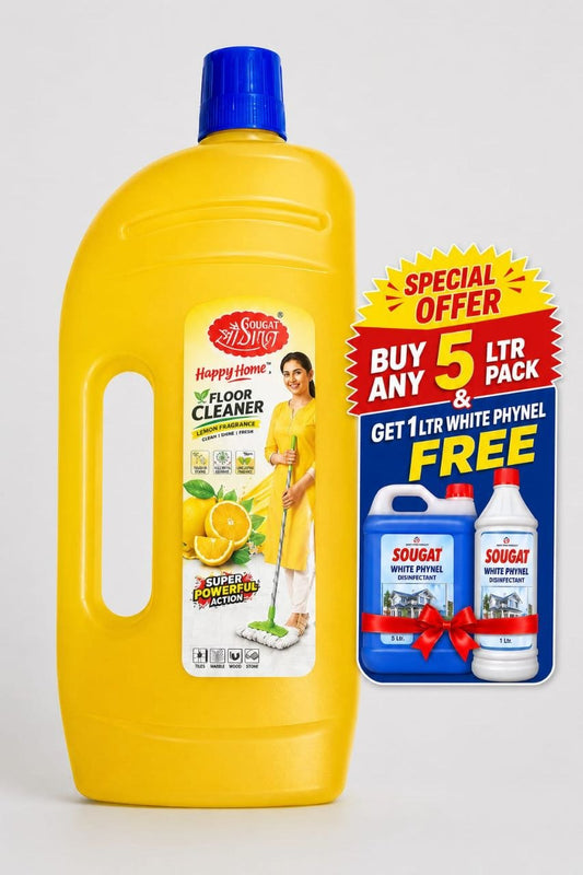 Sougat Happy Home Floor Cleaner – Lemon Fragrance